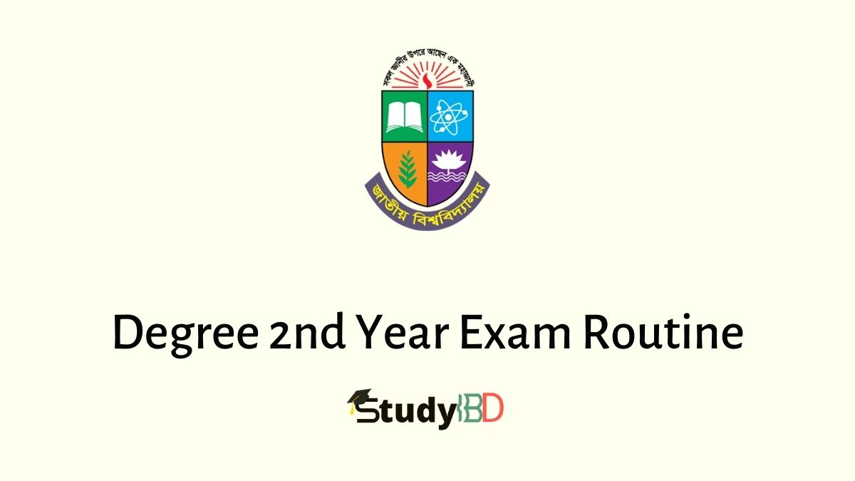 Degree 2nd Year Exam Routine