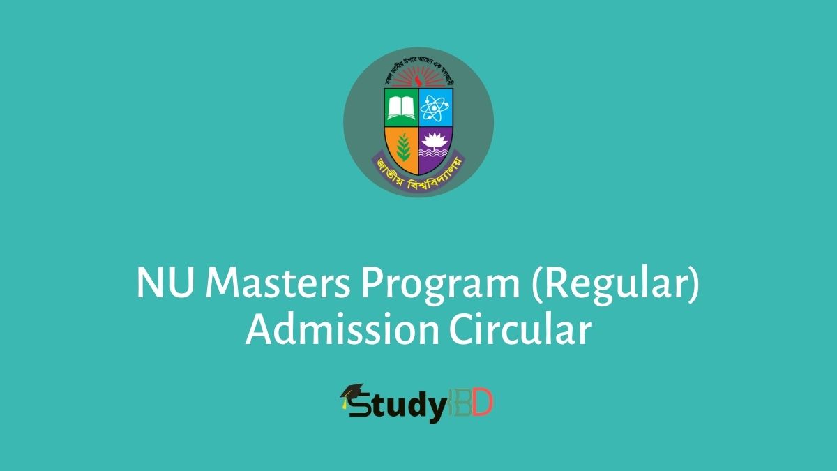 NU Masters Program (Regular) Admission Circular