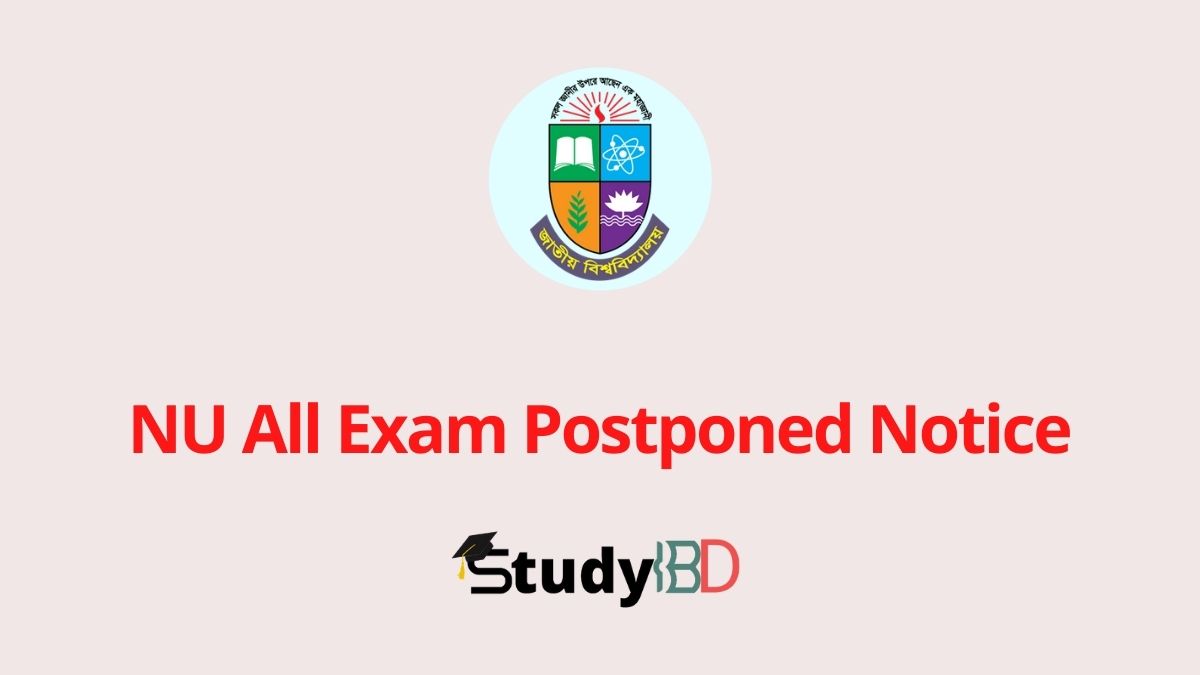 NU All Exam Postponed Notice