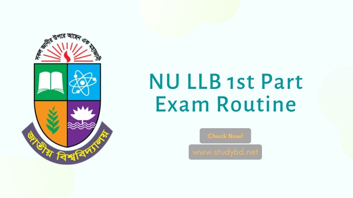NU LLB 1st Part Exam Routine