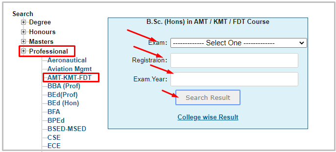 AMT KMT FDT Exam Result